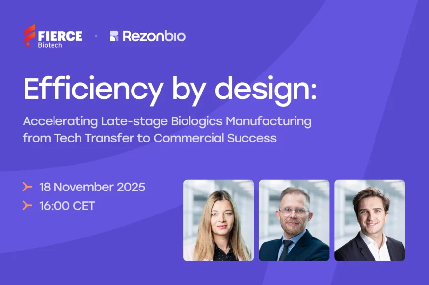 Thumbnail image of the post with the title: Efficiency by Design: Accelerating Late-stage Biologics Manufacturing from Tech Transfer to Commercial Success