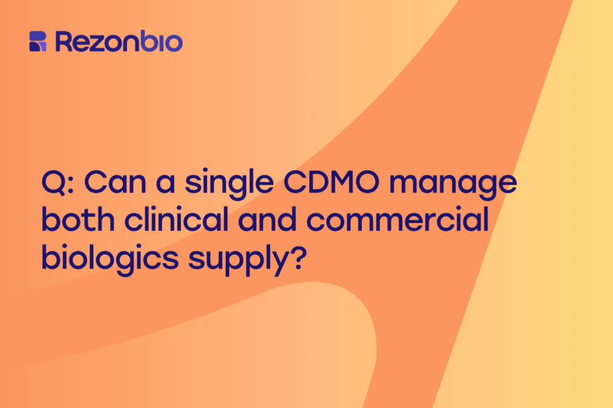 Thumbnail image of the post with the title: Q: Can a single CDMO manage both clinical and commercial biologics supply?
